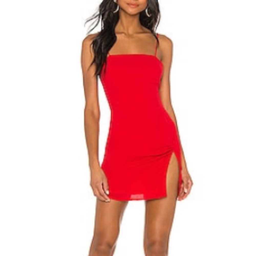 SYRUS SLIT MINI DRESS: Superdown (Revolve)